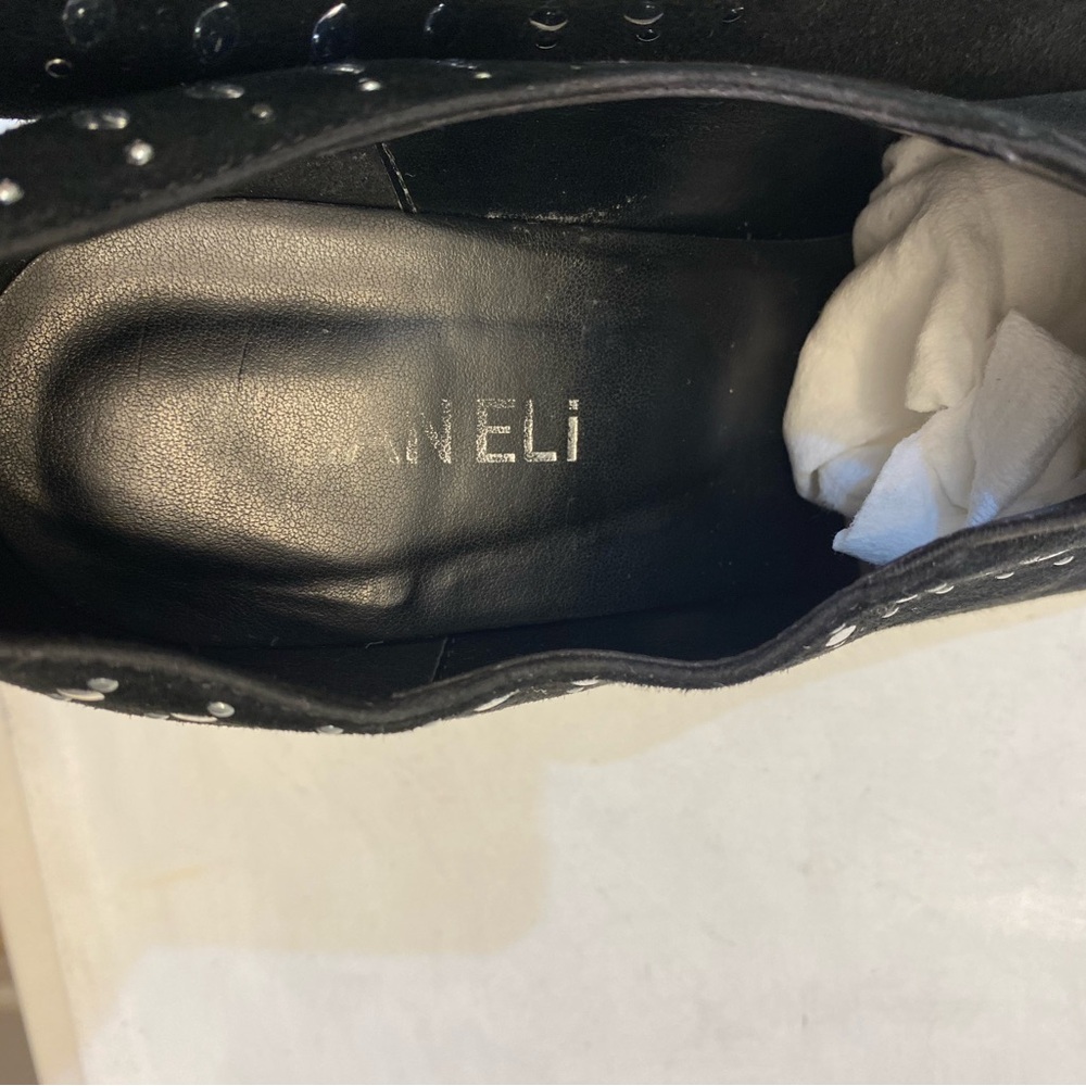 VANELI ZOEY Black Suede Studded ankles boots size 9M excellent condition perfect - Picture 9 of 12